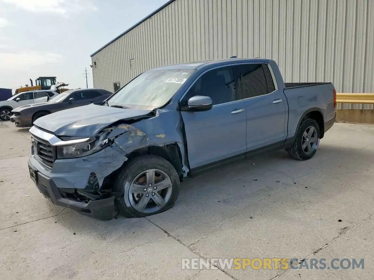 1 Photograph of a damaged car 5FPYK3F76PB036572 HONDA RIDGELINE 2023