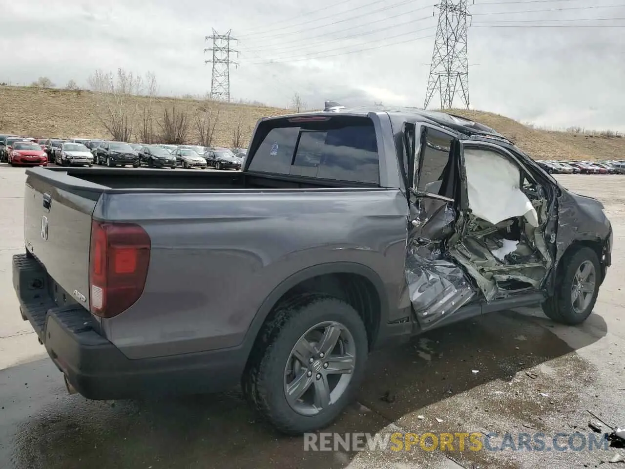 3 Фотография поврежденного автомобиля 5FPYK3F78PB010961 HONDA RIDGELINE 2023