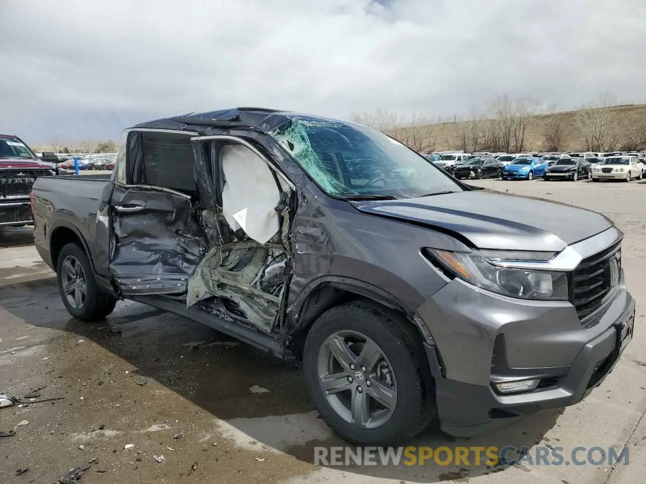 4 Фотография поврежденного автомобиля 5FPYK3F78PB010961 HONDA RIDGELINE 2023