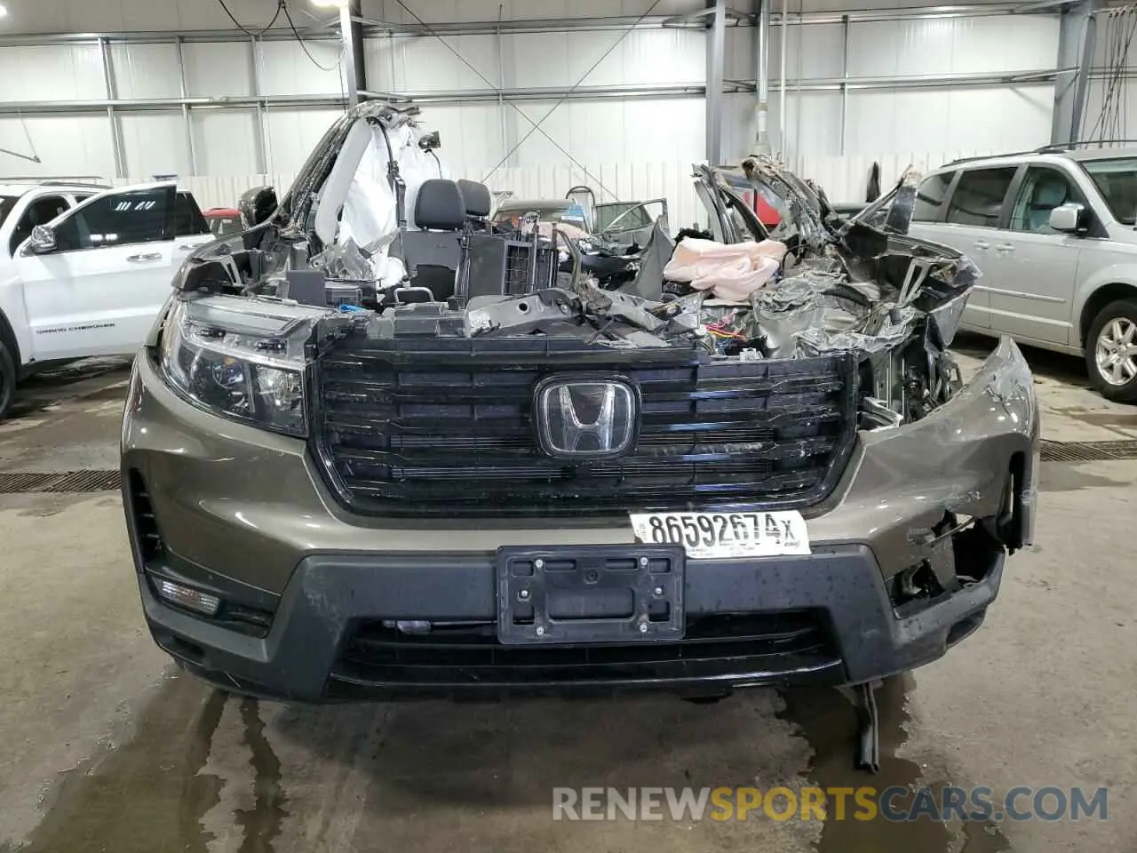 5 Фотография поврежденного автомобиля 5FPYK3F78PB021247 HONDA RIDGELINE 2023