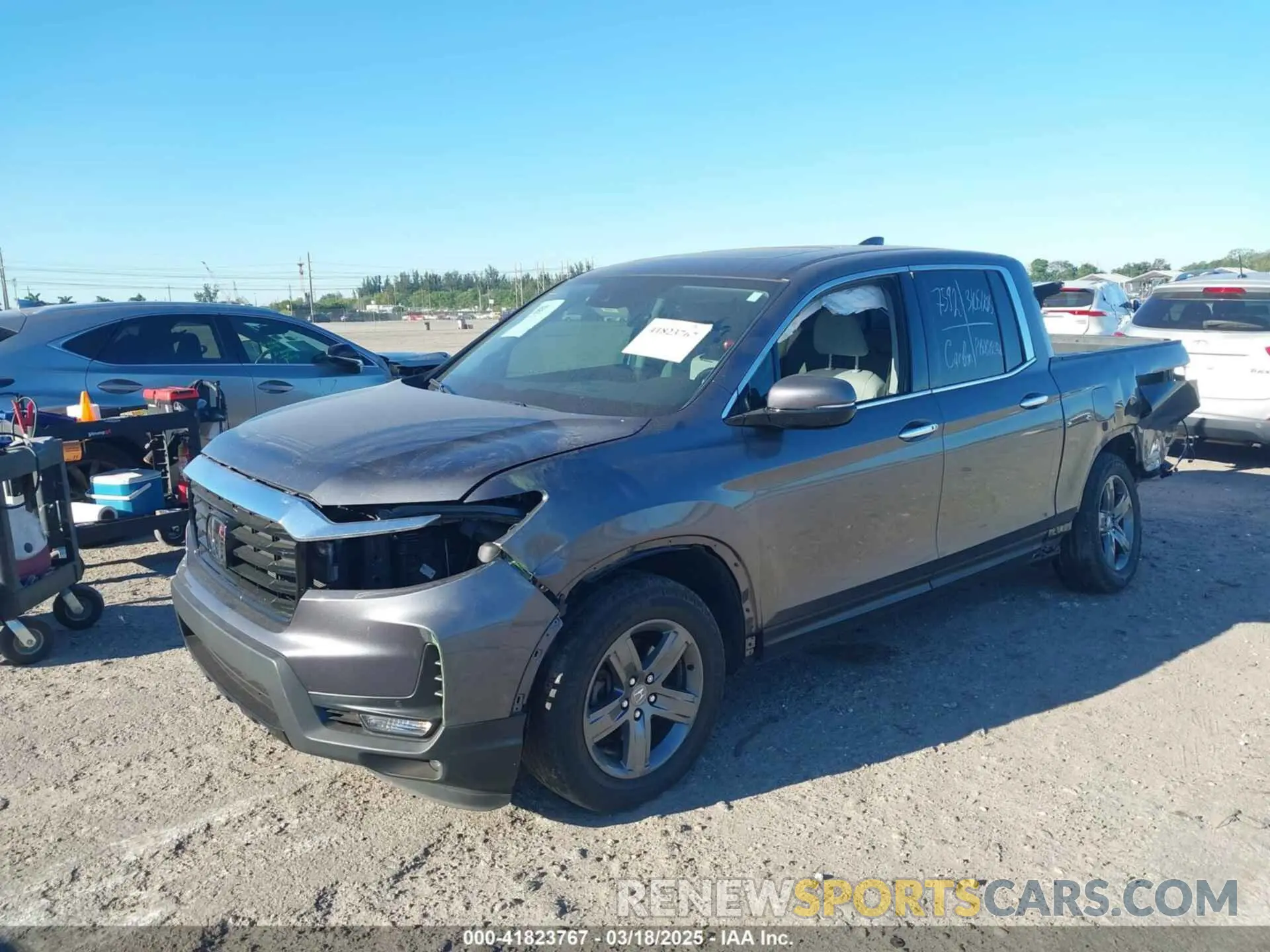 2 Photograph of a damaged car 5FPYK3F7XPB007950 HONDA RIDGELINE 2023
