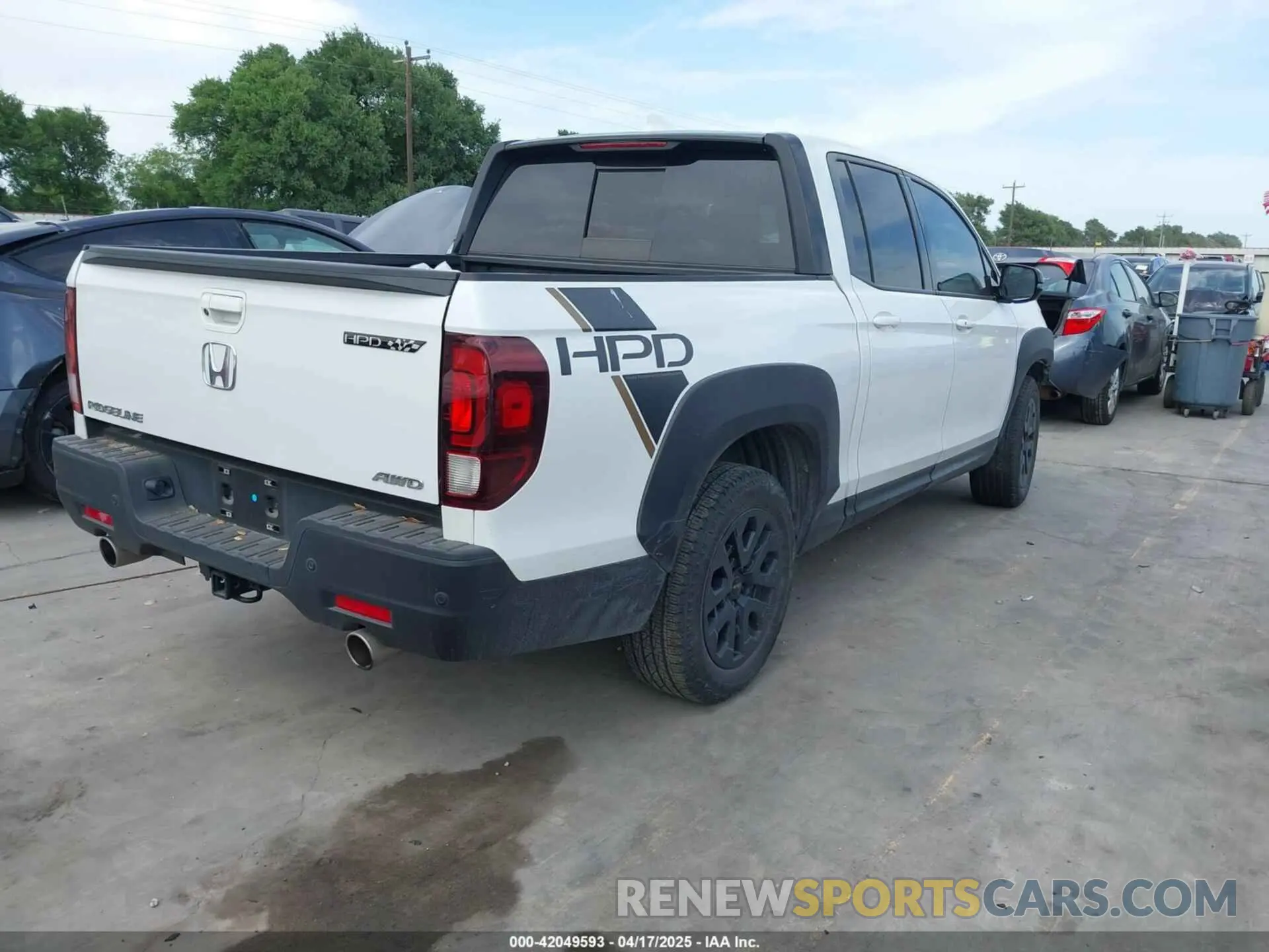 4 Фотография поврежденного автомобиля 5FPYK3F84PB011792 HONDA RIDGELINE 2023