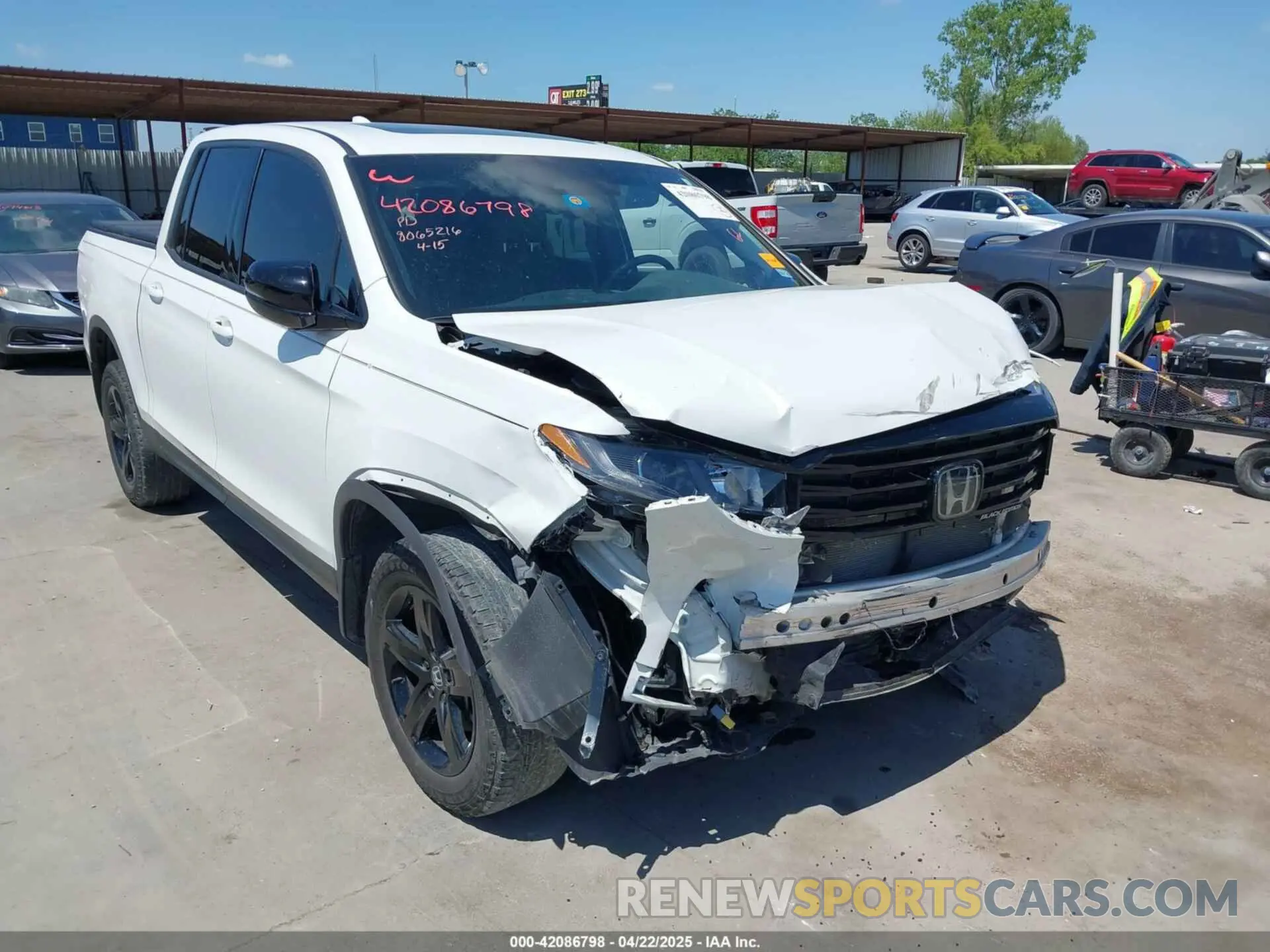 1 Фотография поврежденного автомобиля 5FPYK3F8XPB009920 HONDA RIDGELINE 2023