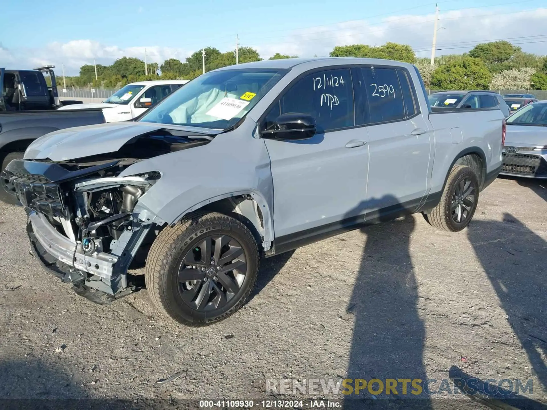 2 Photograph of a damaged car 5FPYK3F18RB032599 HONDA RIDGELINE 2024