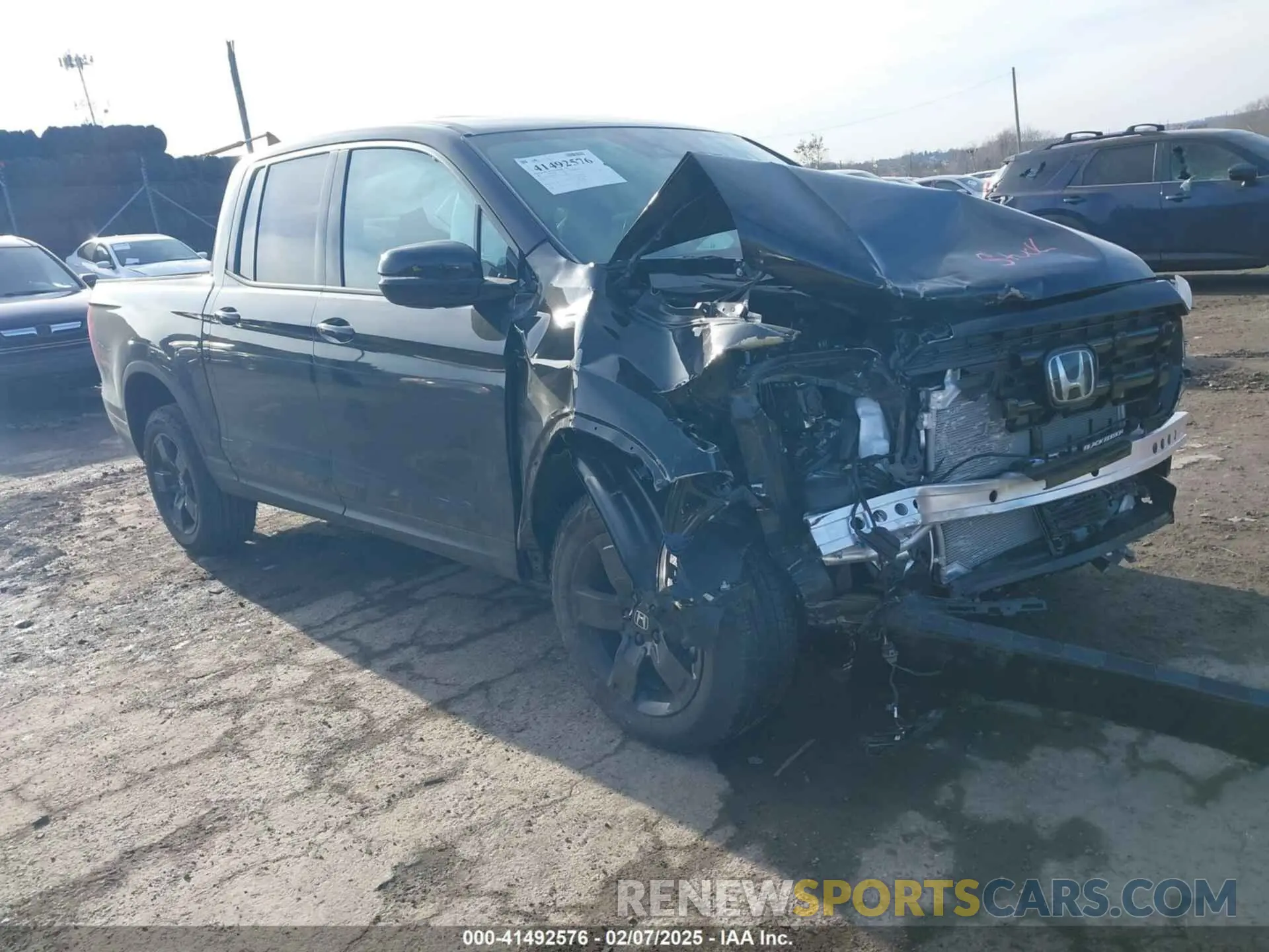 1 Photograph of a damaged car 5FPYK3F82SB007717 HONDA RIDGELINE 2025