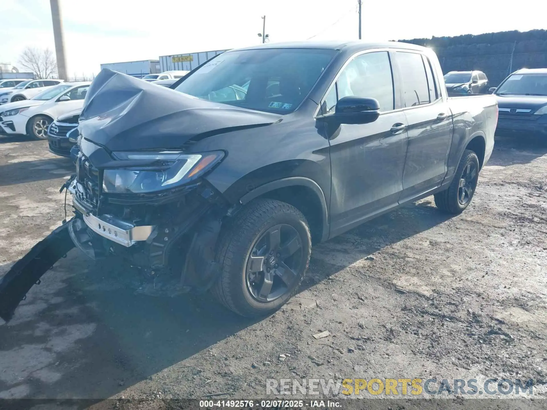 2 Photograph of a damaged car 5FPYK3F82SB007717 HONDA RIDGELINE 2025