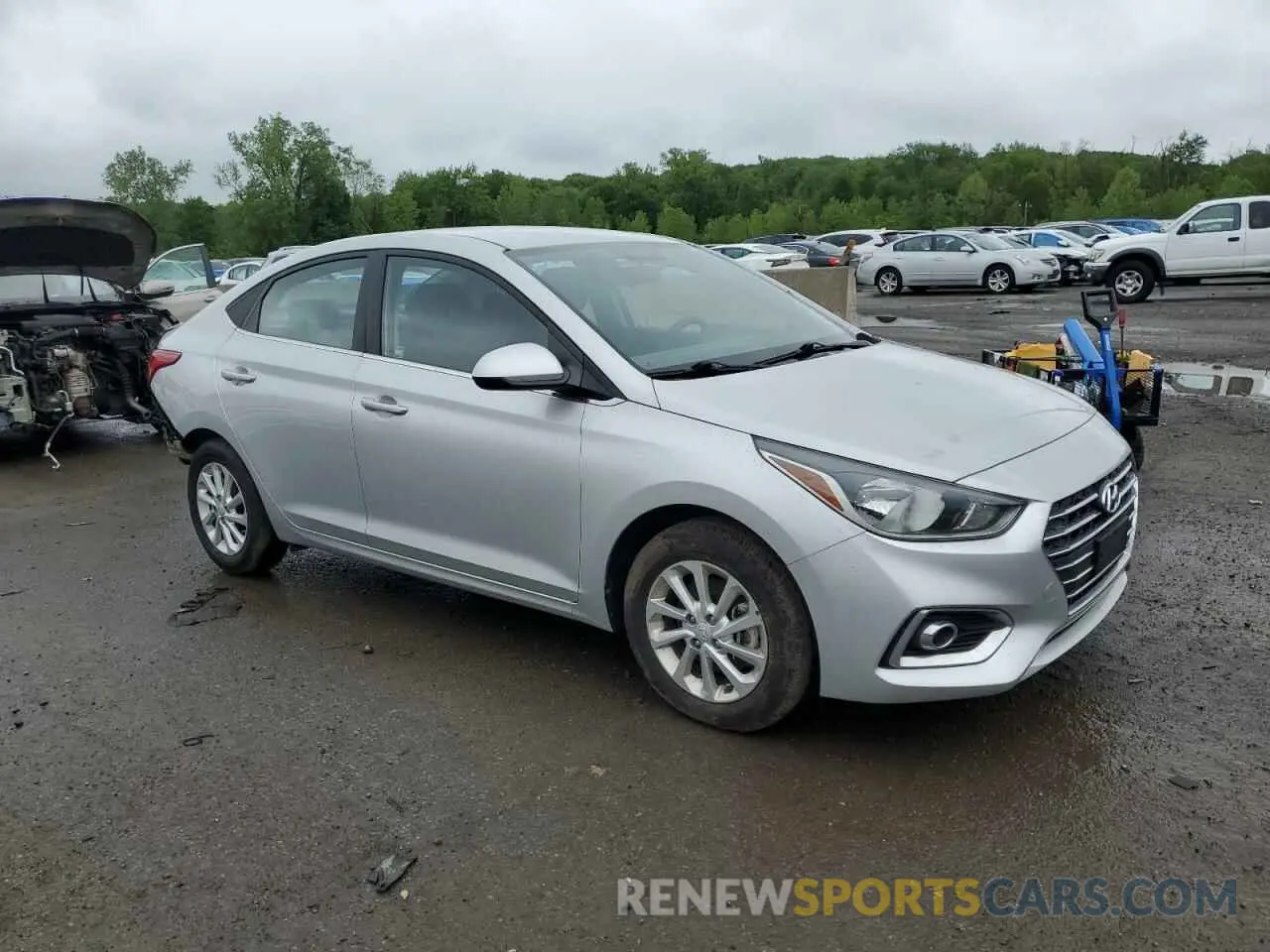 4 Photograph of a damaged car 3KPC24A30KE041214 HYUNDAI ACCENT 2019