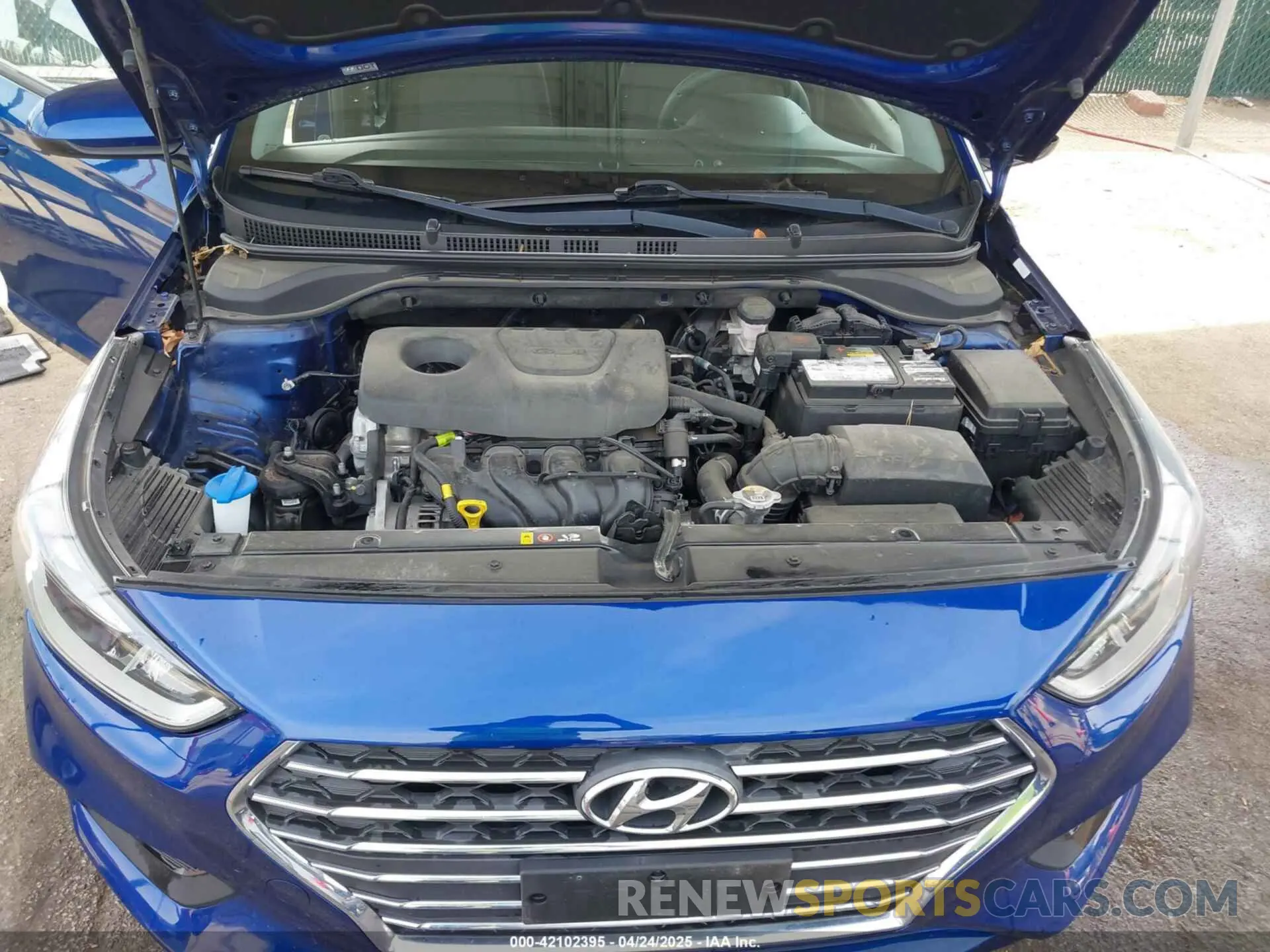 10 Photograph of a damaged car 3KPC24A30KE070857 HYUNDAI ACCENT 2019