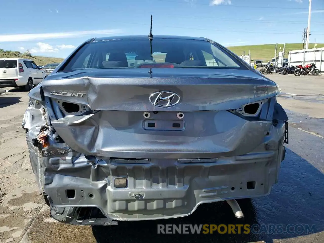 6 Photograph of a damaged car 3KPC24A30KE080112 HYUNDAI ACCENT 2019