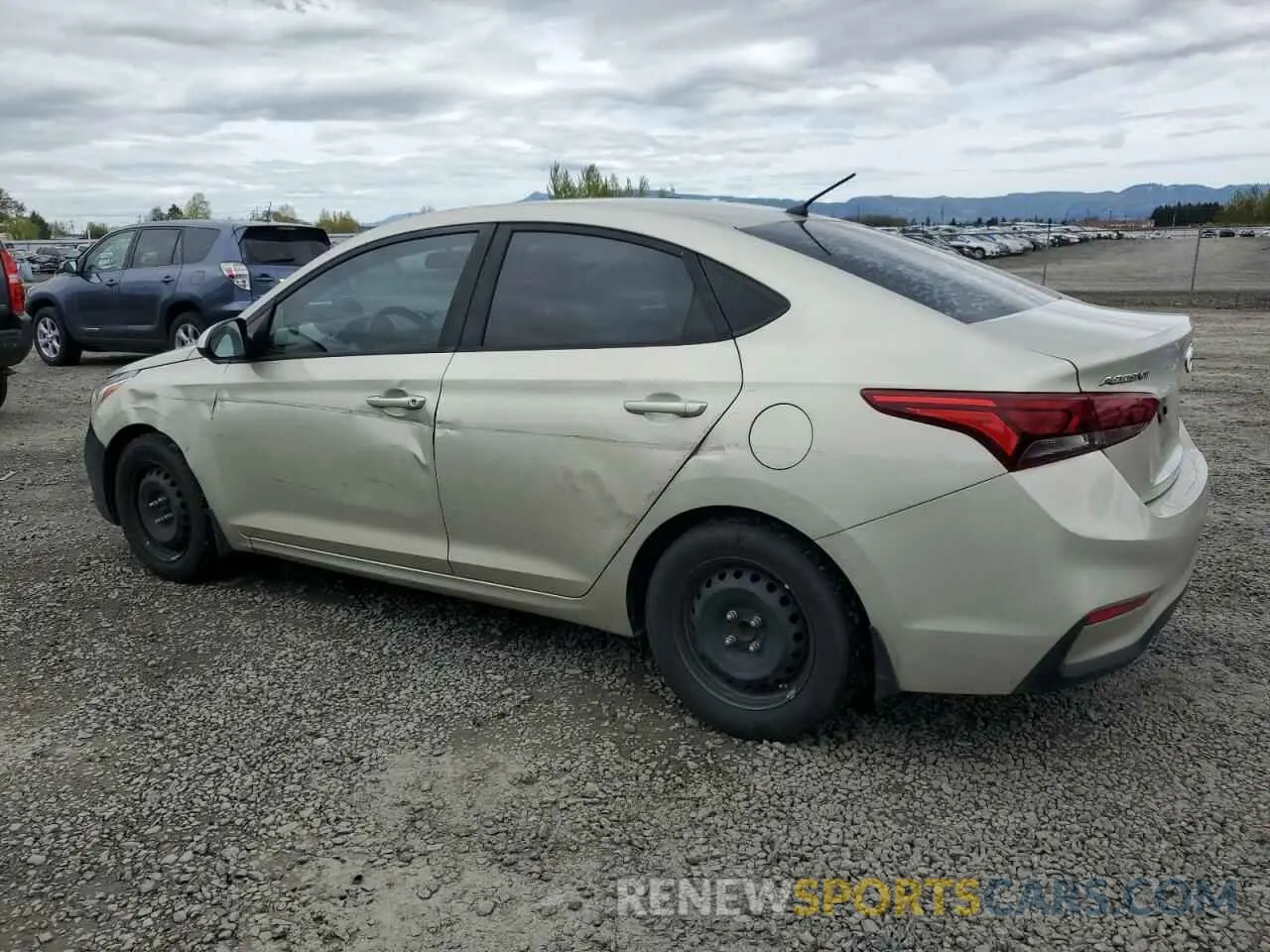 2 Photograph of a damaged car 3KPC24A31KE040069 HYUNDAI ACCENT 2019