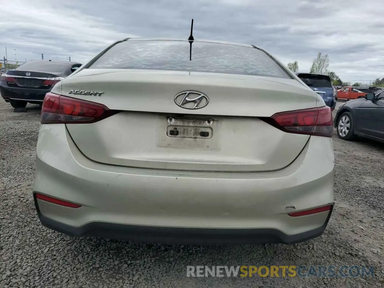 6 Photograph of a damaged car 3KPC24A31KE040069 HYUNDAI ACCENT 2019