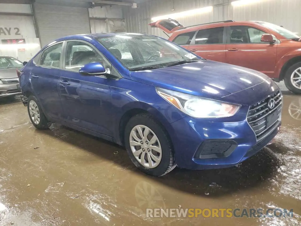 4 Photograph of a damaged car 3KPC24A31KE042243 HYUNDAI ACCENT 2019