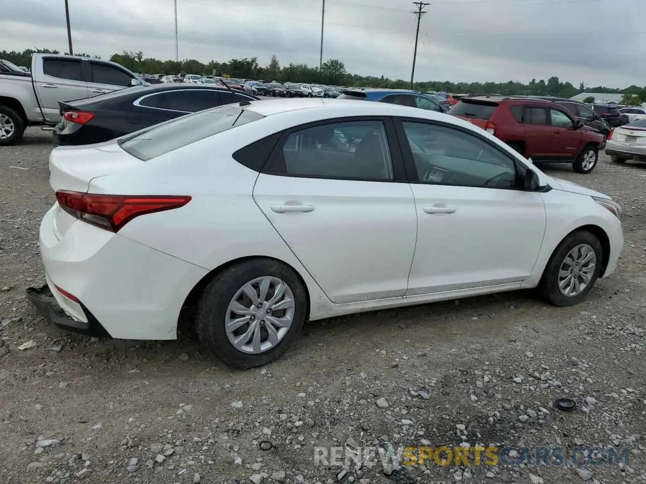 3 Photograph of a damaged car 3KPC24A31KE063903 HYUNDAI ACCENT 2019