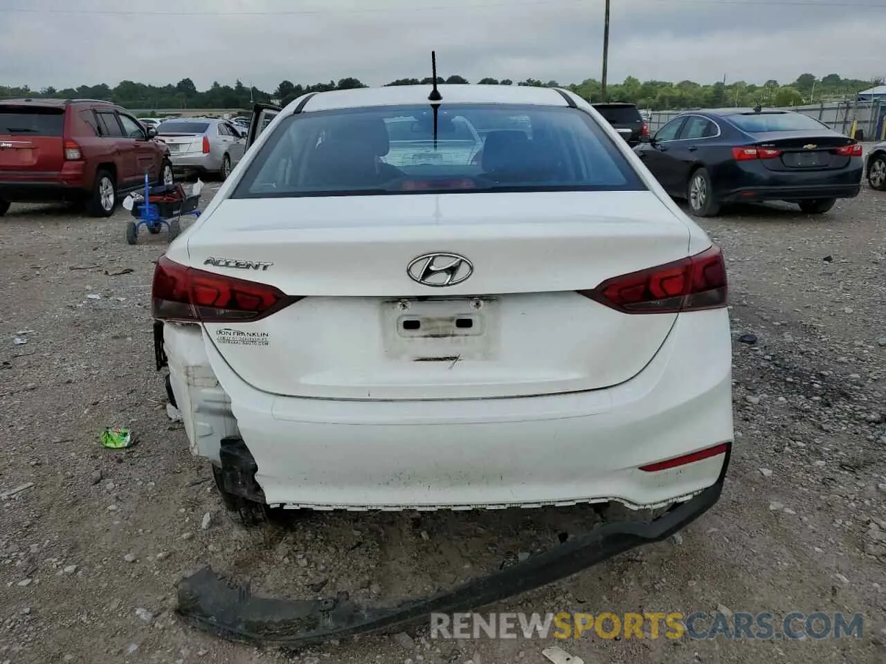 6 Photograph of a damaged car 3KPC24A31KE063903 HYUNDAI ACCENT 2019