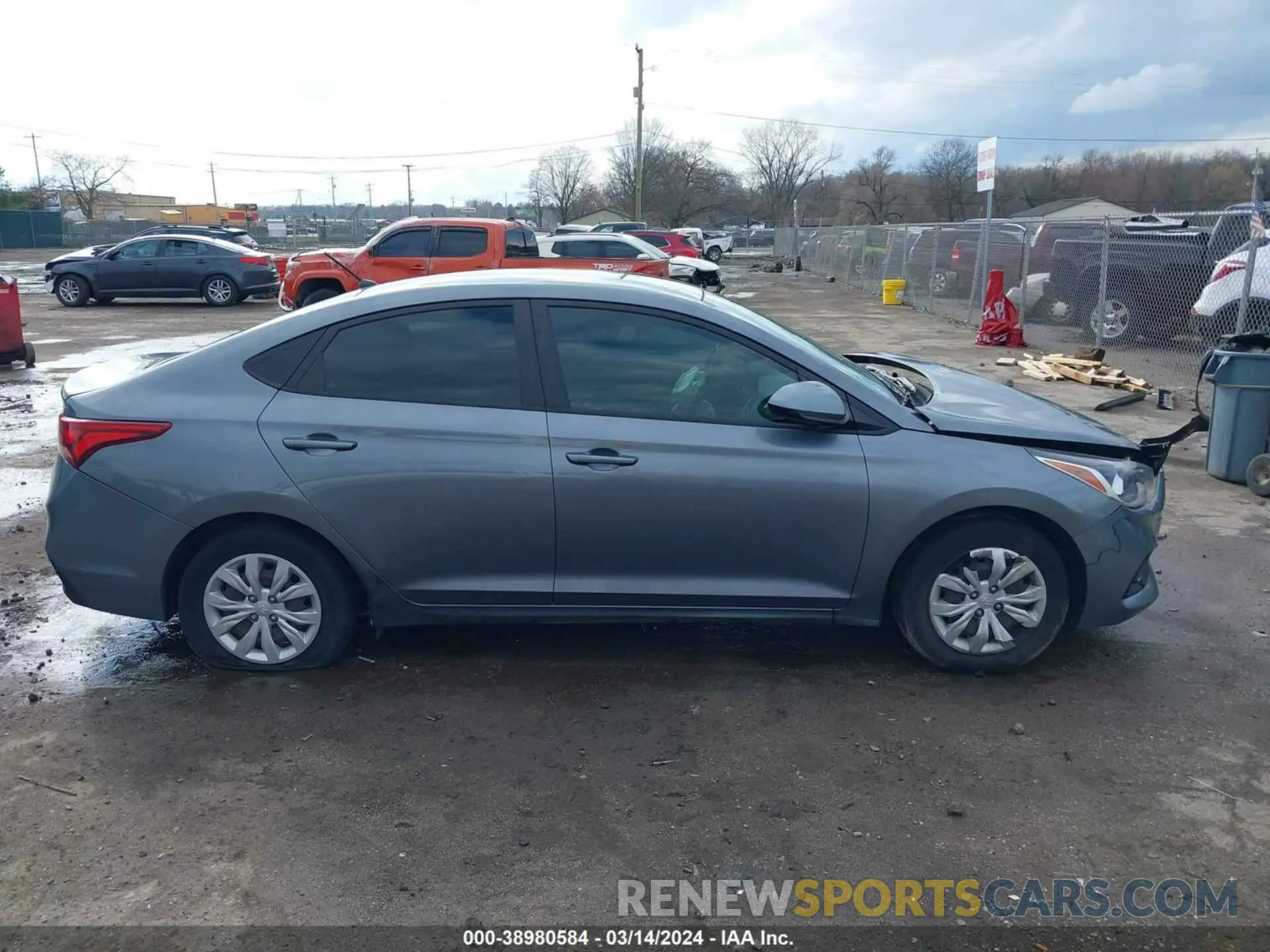 13 Photograph of a damaged car 3KPC24A31KE064095 HYUNDAI ACCENT 2019