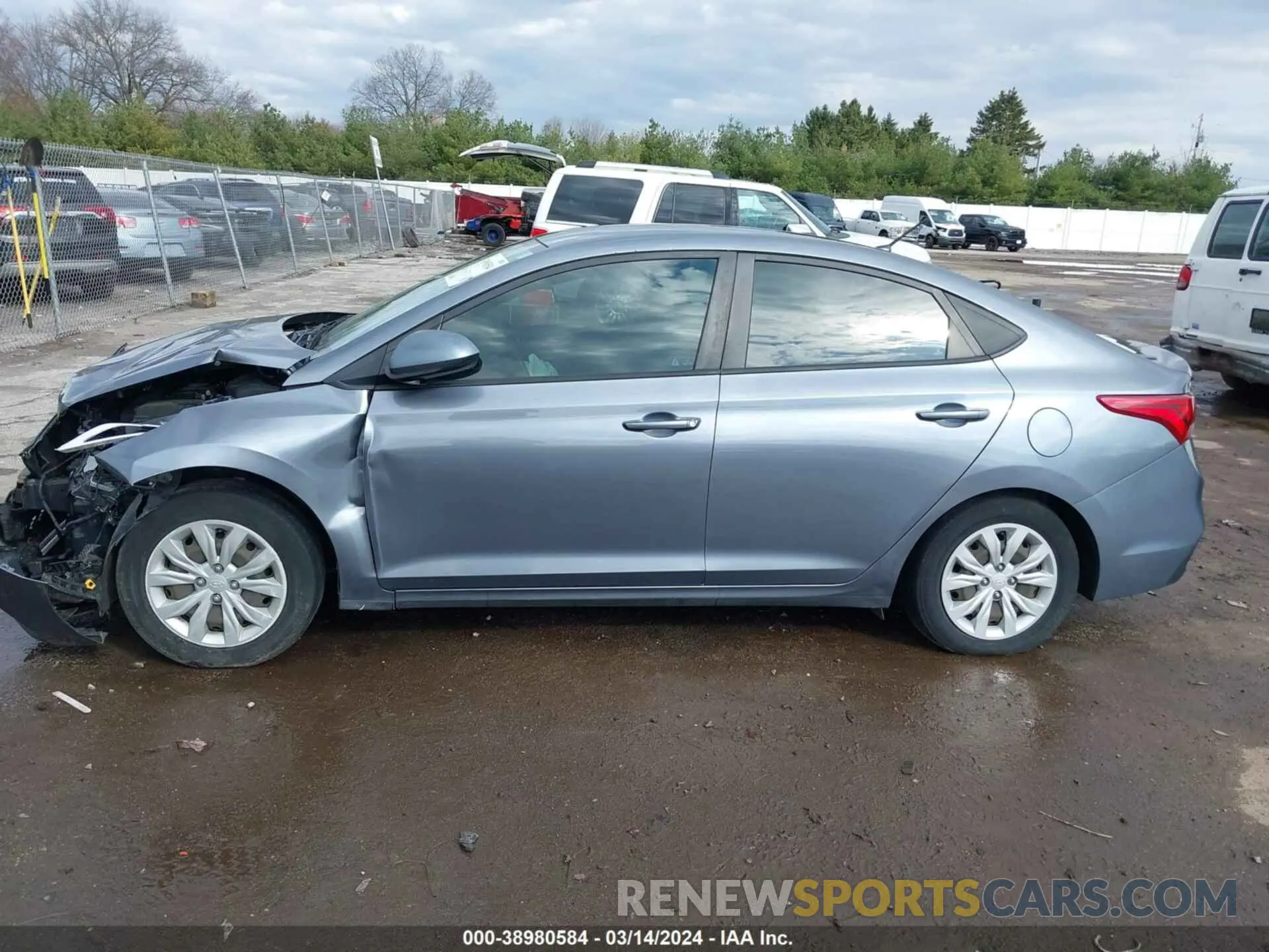 14 Photograph of a damaged car 3KPC24A31KE064095 HYUNDAI ACCENT 2019