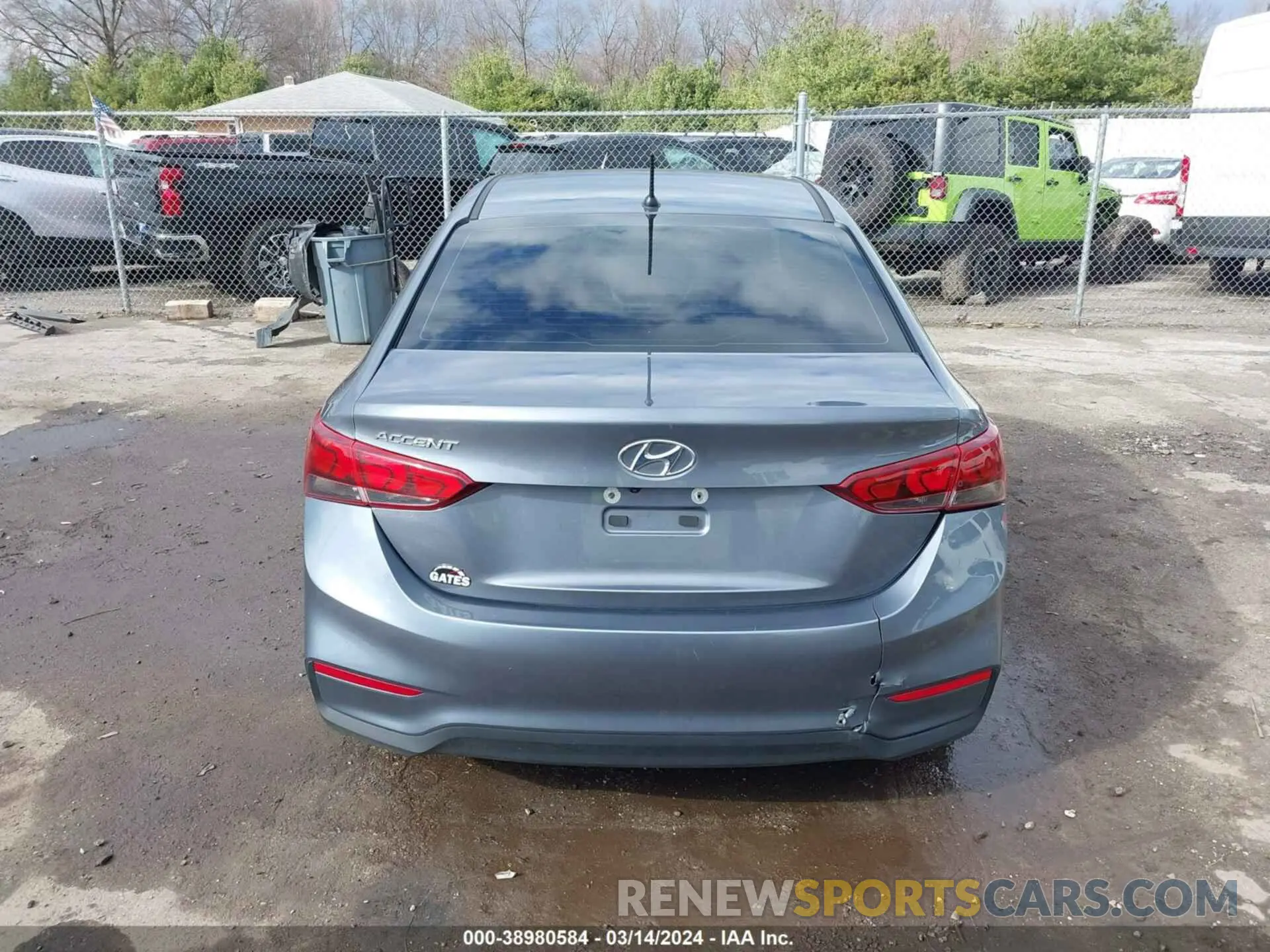 16 Photograph of a damaged car 3KPC24A31KE064095 HYUNDAI ACCENT 2019