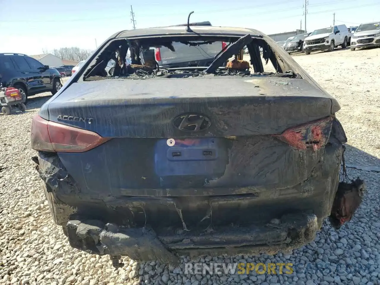 6 Photograph of a damaged car 3KPC24A31KE068874 HYUNDAI ACCENT 2019