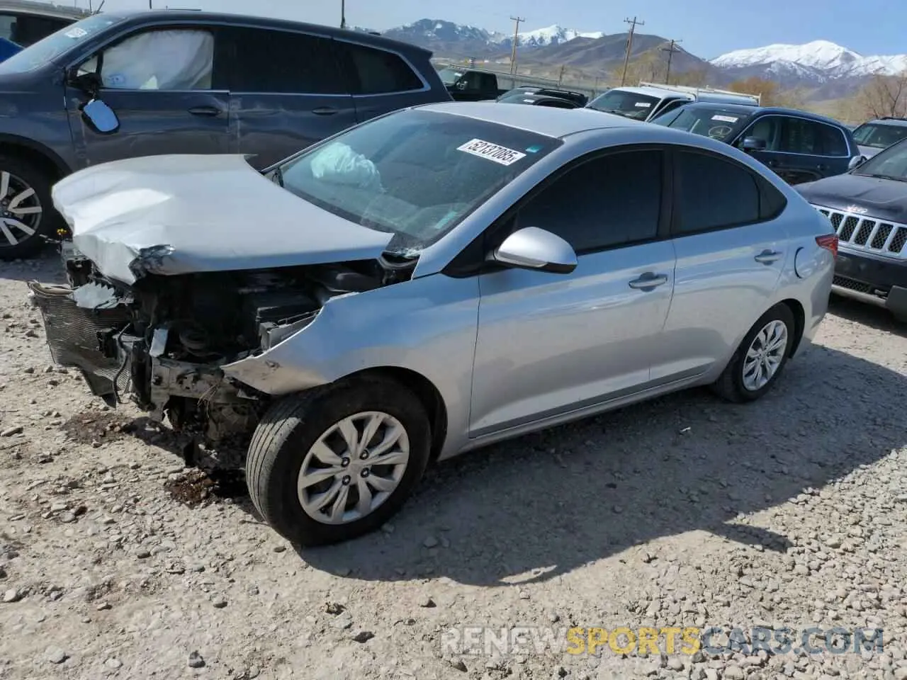 1 Photograph of a damaged car 3KPC24A31KE083990 HYUNDAI ACCENT 2019
