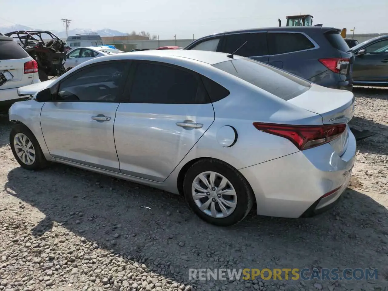 2 Photograph of a damaged car 3KPC24A31KE083990 HYUNDAI ACCENT 2019