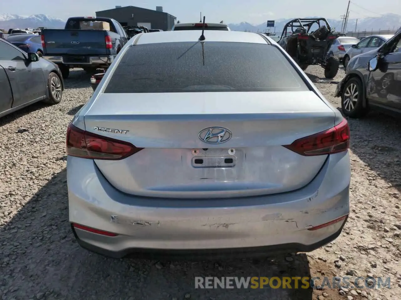 6 Photograph of a damaged car 3KPC24A31KE083990 HYUNDAI ACCENT 2019