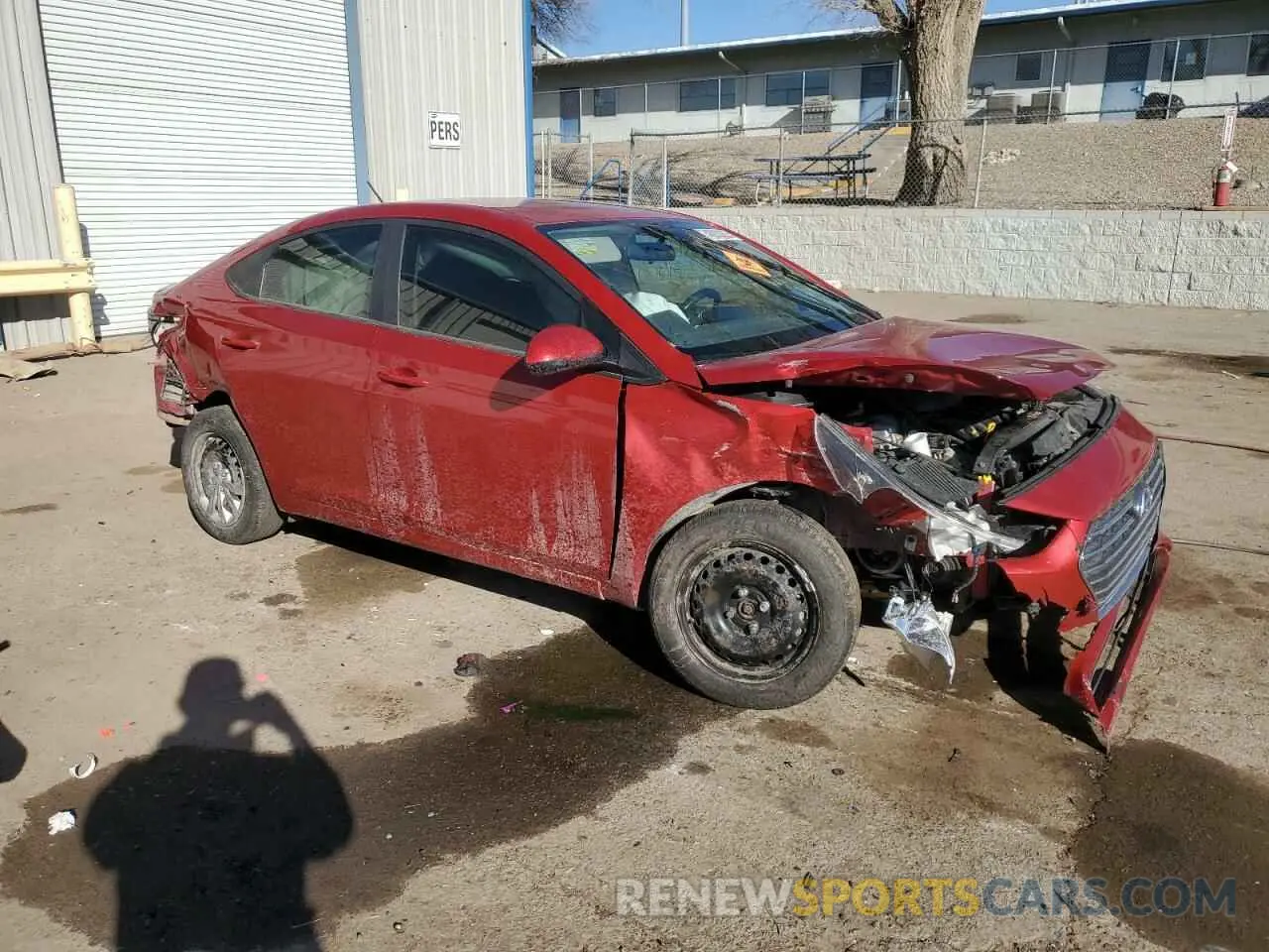 4 Photograph of a damaged car 3KPC24A31KE085268 HYUNDAI ACCENT 2019