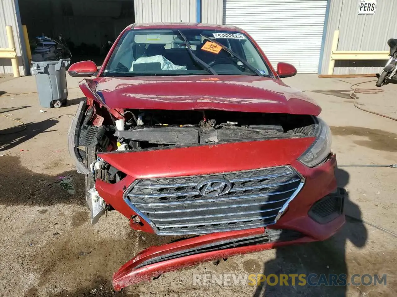 5 Photograph of a damaged car 3KPC24A31KE085268 HYUNDAI ACCENT 2019