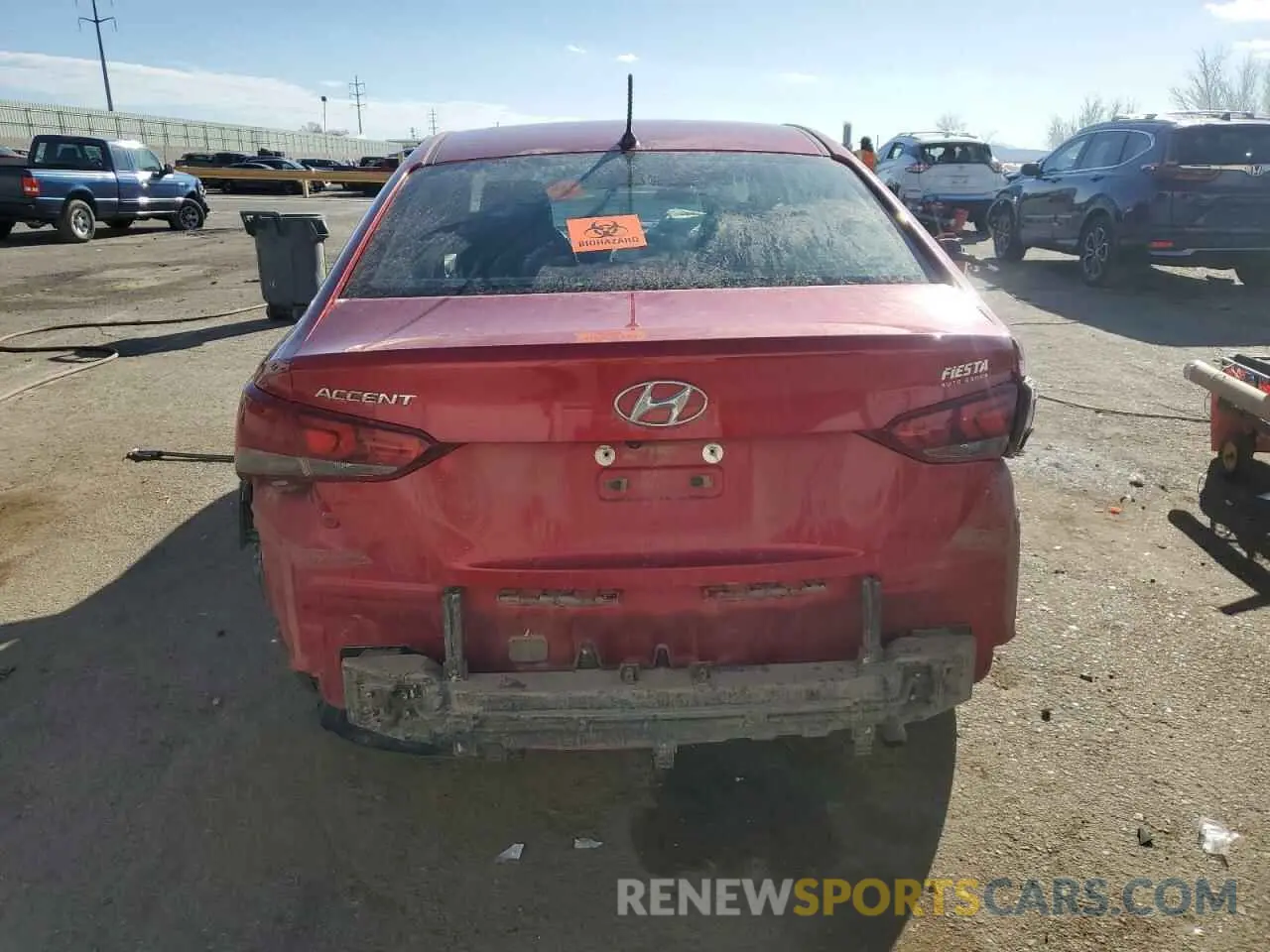 6 Photograph of a damaged car 3KPC24A31KE085268 HYUNDAI ACCENT 2019