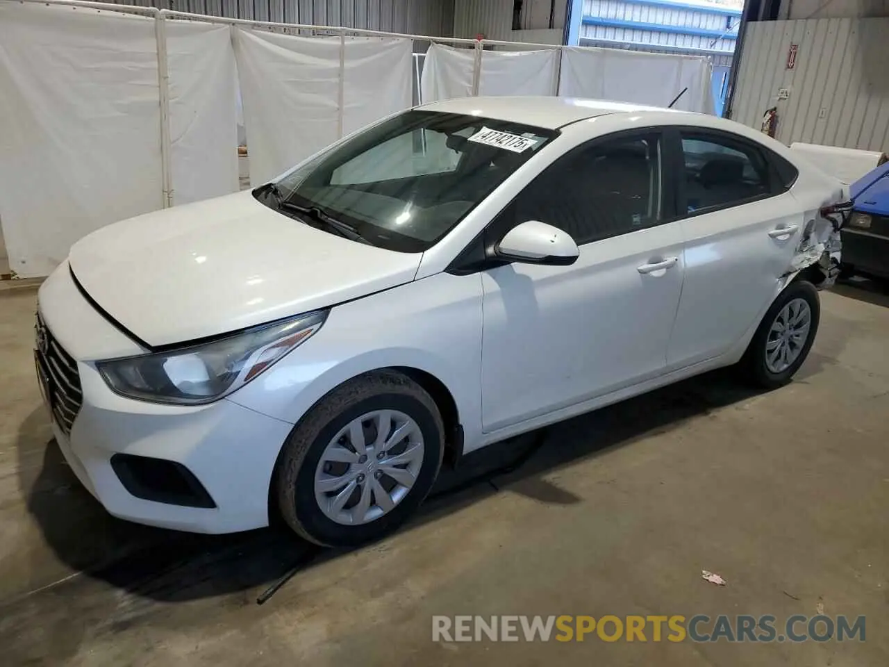 1 Photograph of a damaged car 3KPC24A32KE057060 HYUNDAI ACCENT 2019
