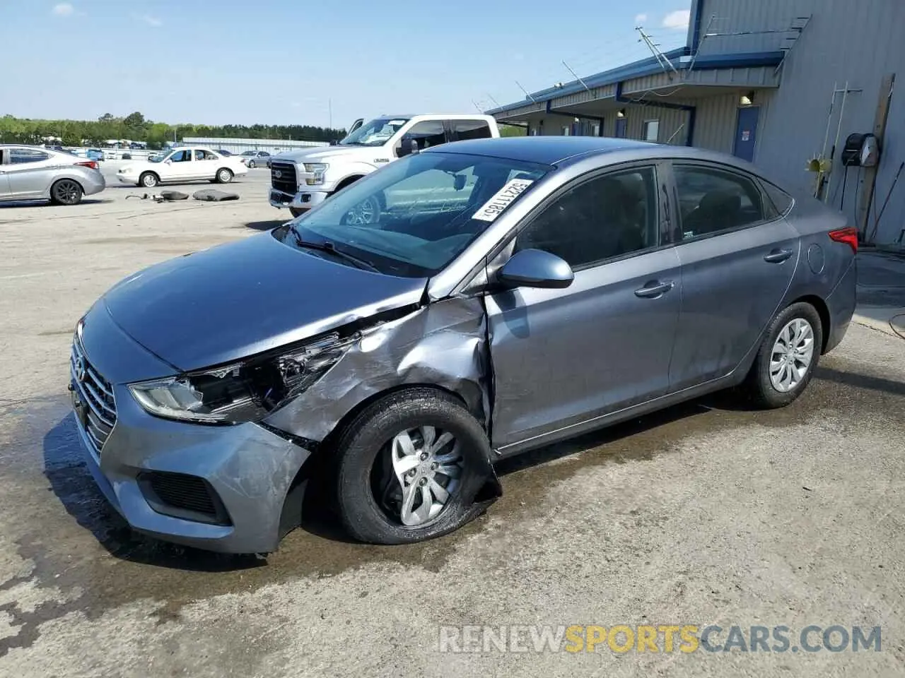 1 Photograph of a damaged car 3KPC24A33KE039764 HYUNDAI ACCENT 2019