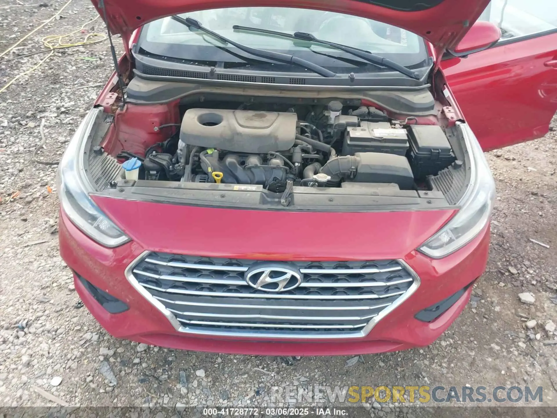 10 Photograph of a damaged car 3KPC24A33KE069198 HYUNDAI ACCENT 2019