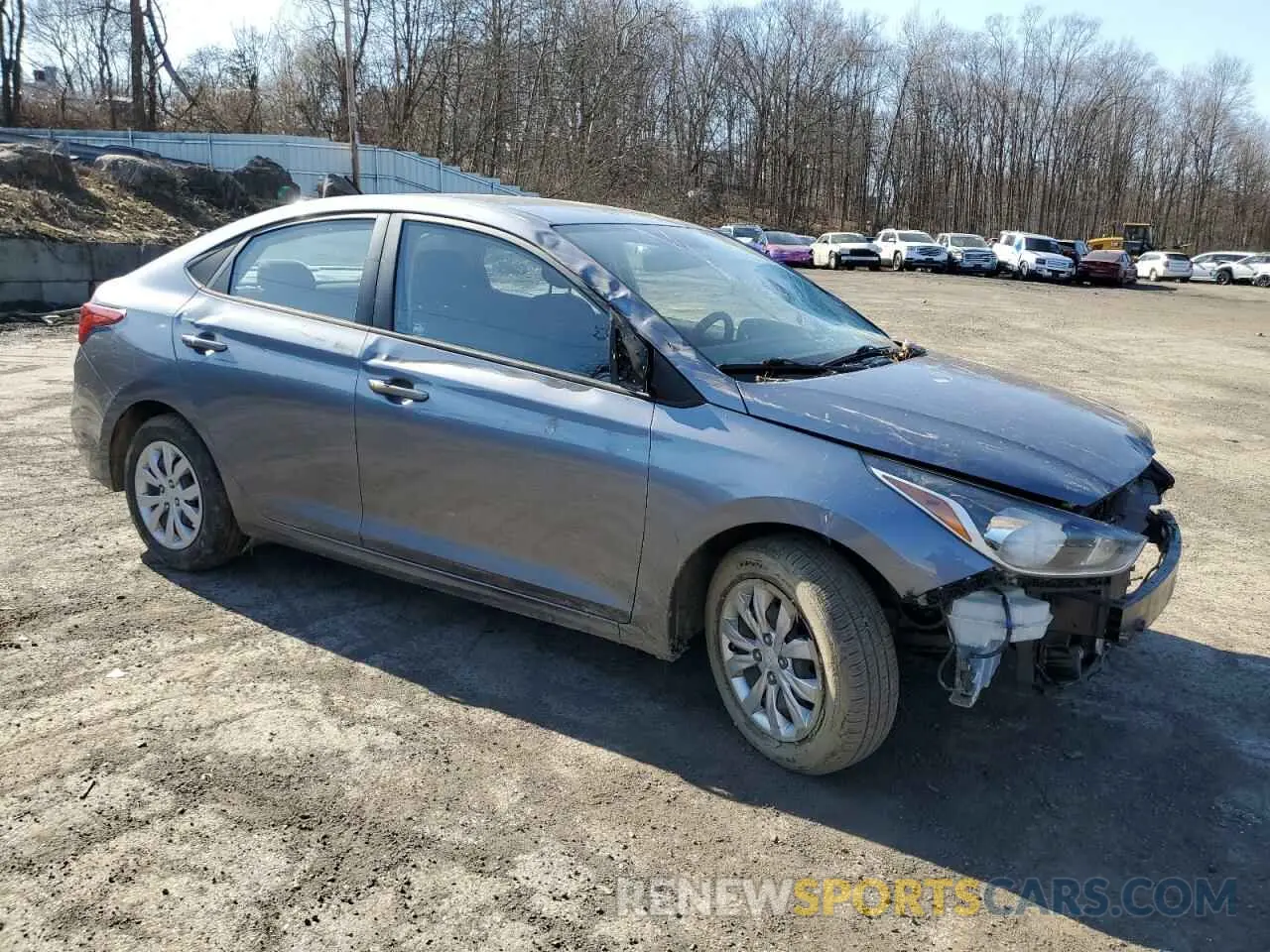 4 Фотография поврежденного автомобиля 3KPC24A33KE071209 HYUNDAI ACCENT 2019