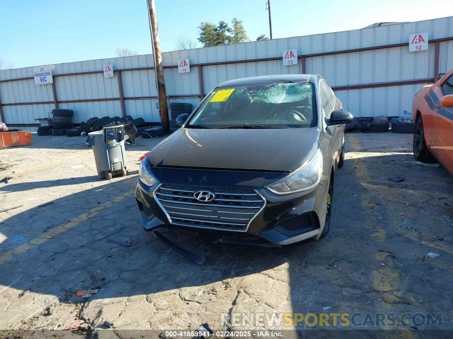 12 Photograph of a damaged car 3KPC24A33KE073090 HYUNDAI ACCENT 2019
