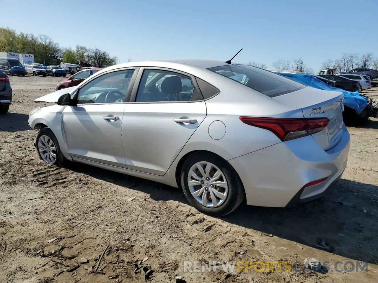 2 Photograph of a damaged car 3KPC24A33KE080220 HYUNDAI ACCENT 2019