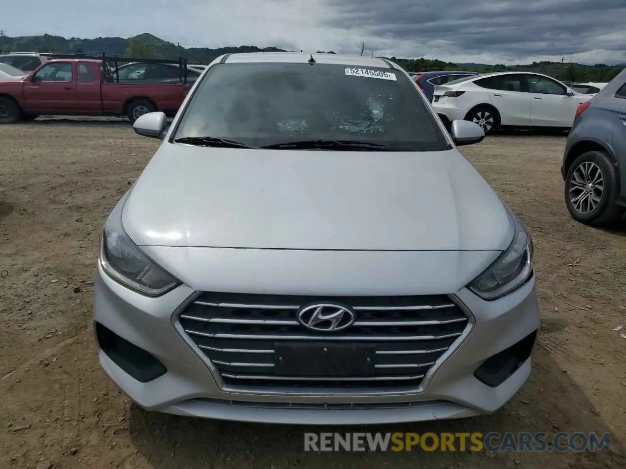 5 Photograph of a damaged car 3KPC24A33KE084235 HYUNDAI ACCENT 2019