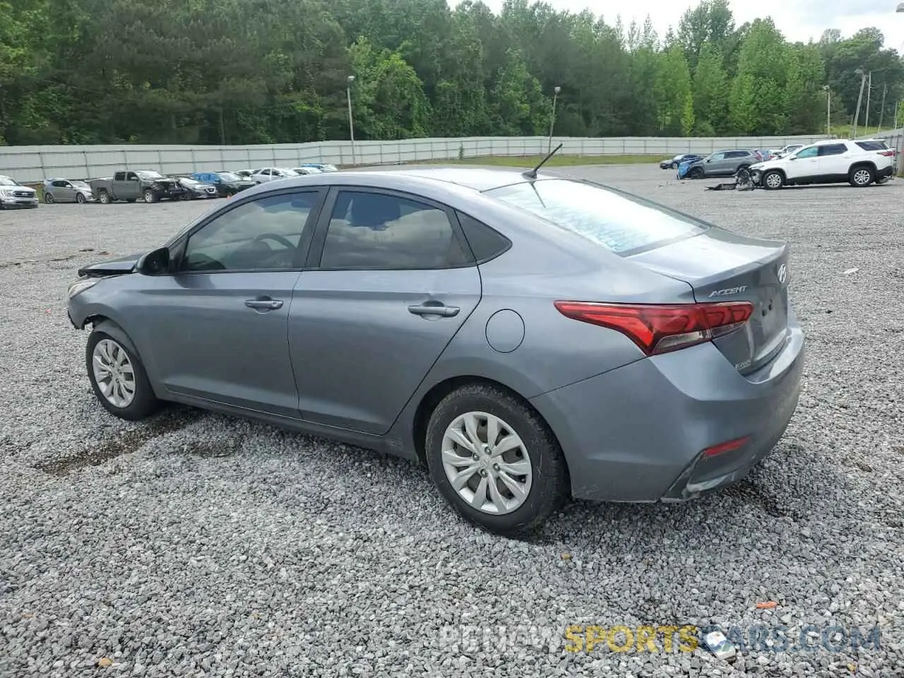 2 Photograph of a damaged car 3KPC24A33KE088642 HYUNDAI ACCENT 2019
