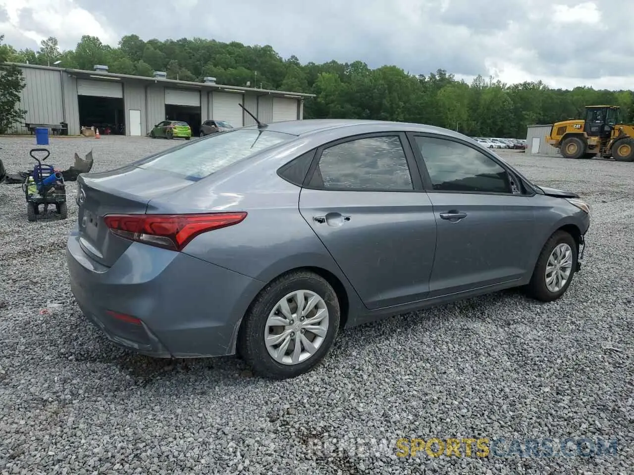 3 Photograph of a damaged car 3KPC24A33KE088642 HYUNDAI ACCENT 2019