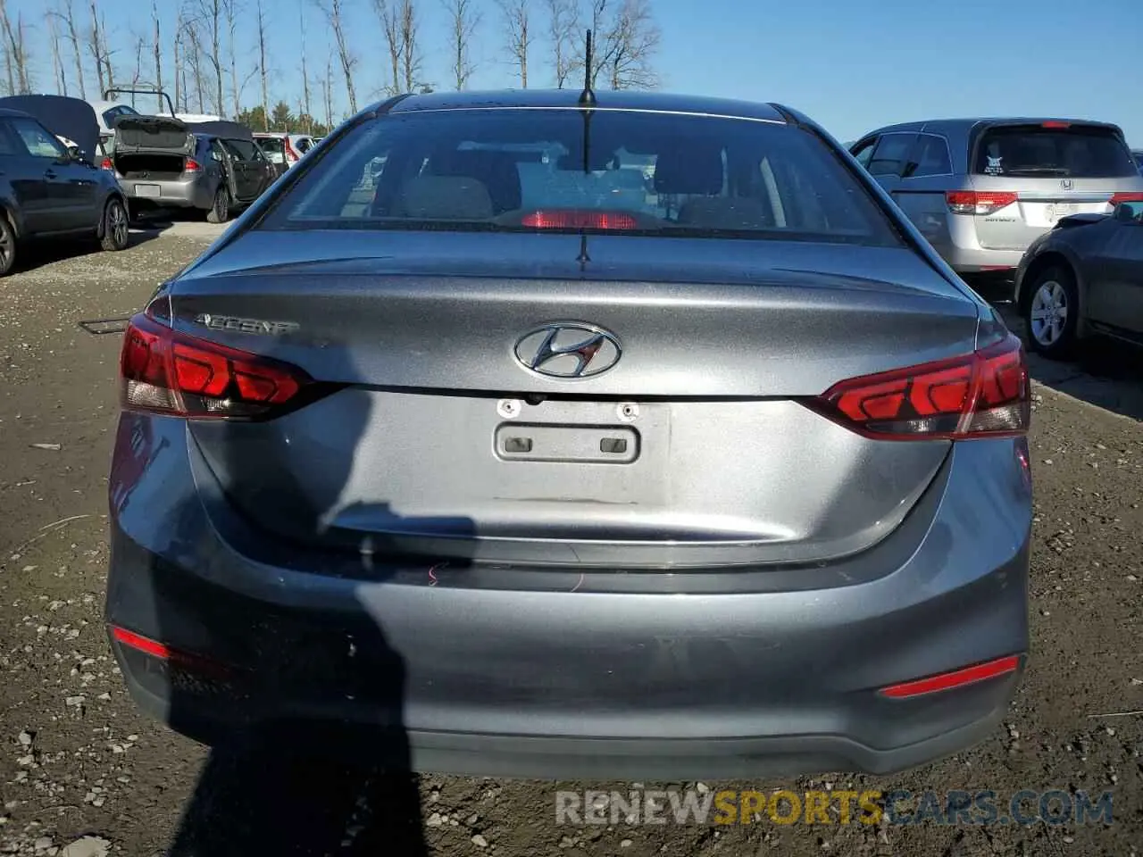 6 Photograph of a damaged car 3KPC24A34KE038719 HYUNDAI ACCENT 2019