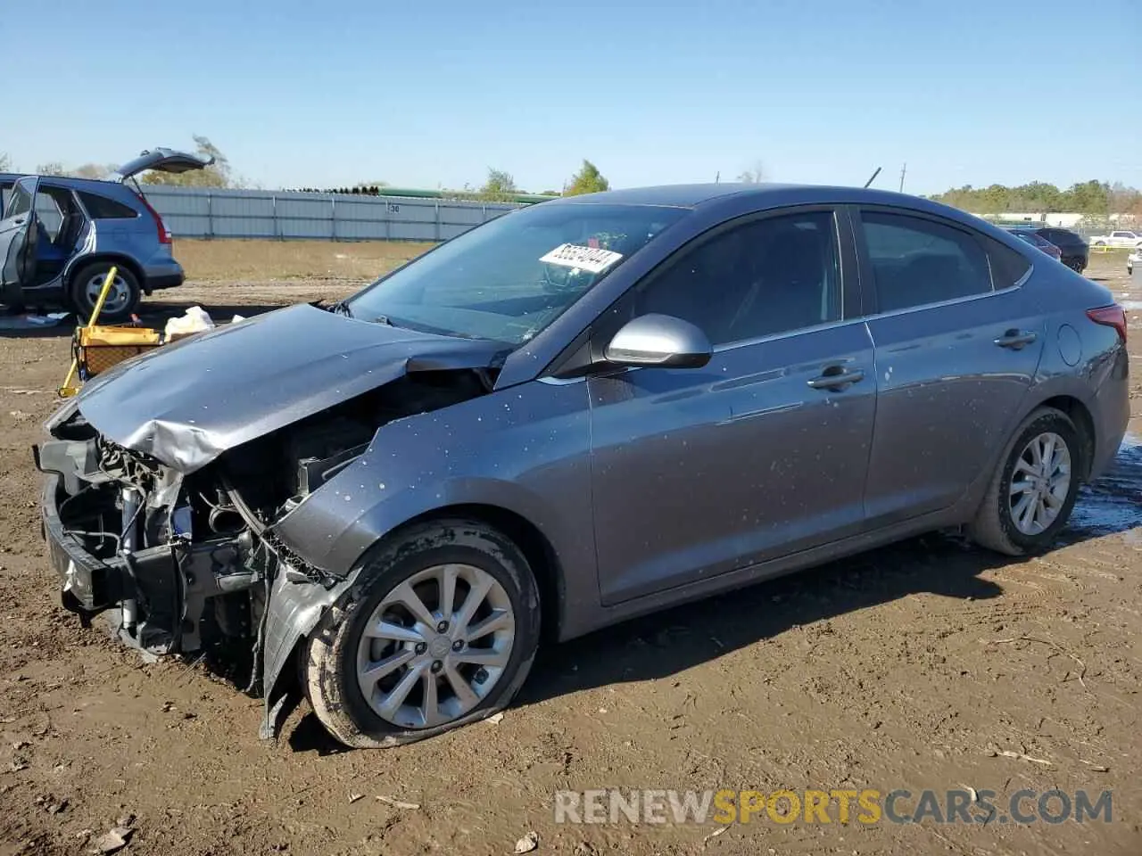 1 Photograph of a damaged car 3KPC24A34KE056122 HYUNDAI ACCENT 2019