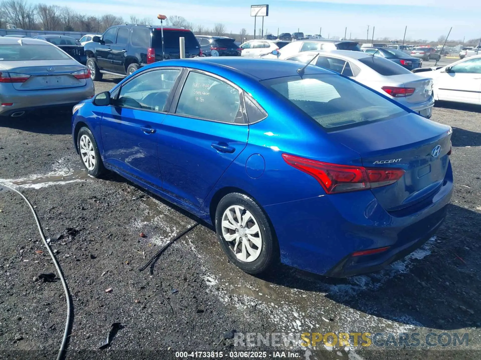 3 Photograph of a damaged car 3KPC24A34KE059814 HYUNDAI ACCENT 2019