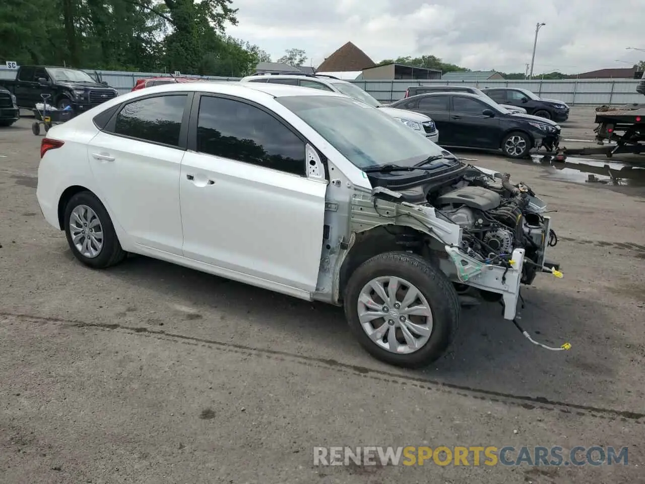 4 Фотография поврежденного автомобиля 3KPC24A34KE066598 HYUNDAI ACCENT 2019