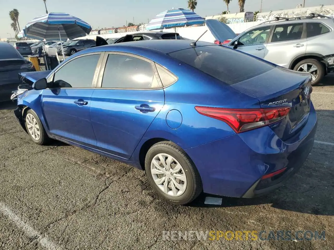 2 Photograph of a damaged car 3KPC24A34KE067833 HYUNDAI ACCENT 2019