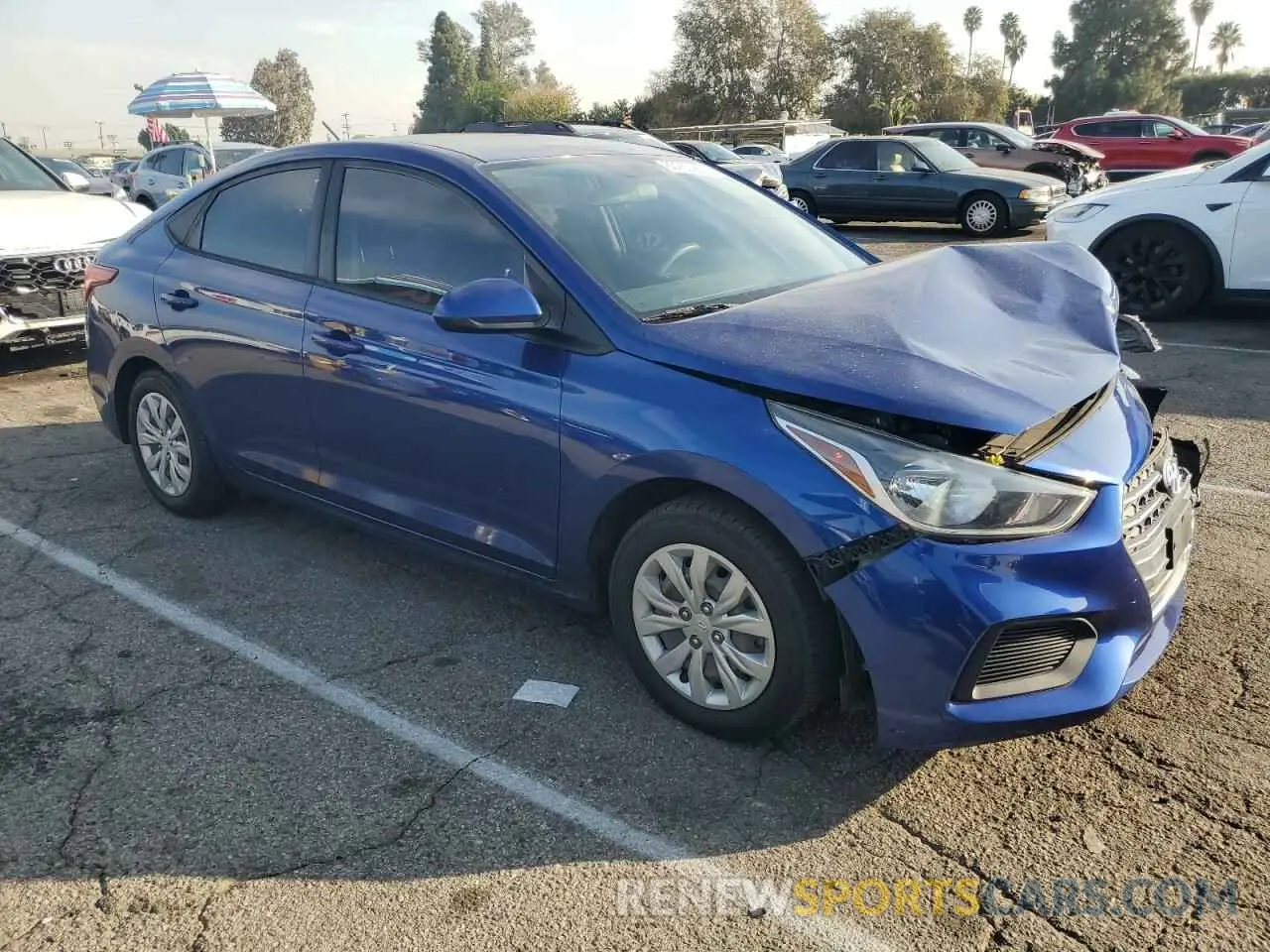 4 Photograph of a damaged car 3KPC24A34KE067833 HYUNDAI ACCENT 2019