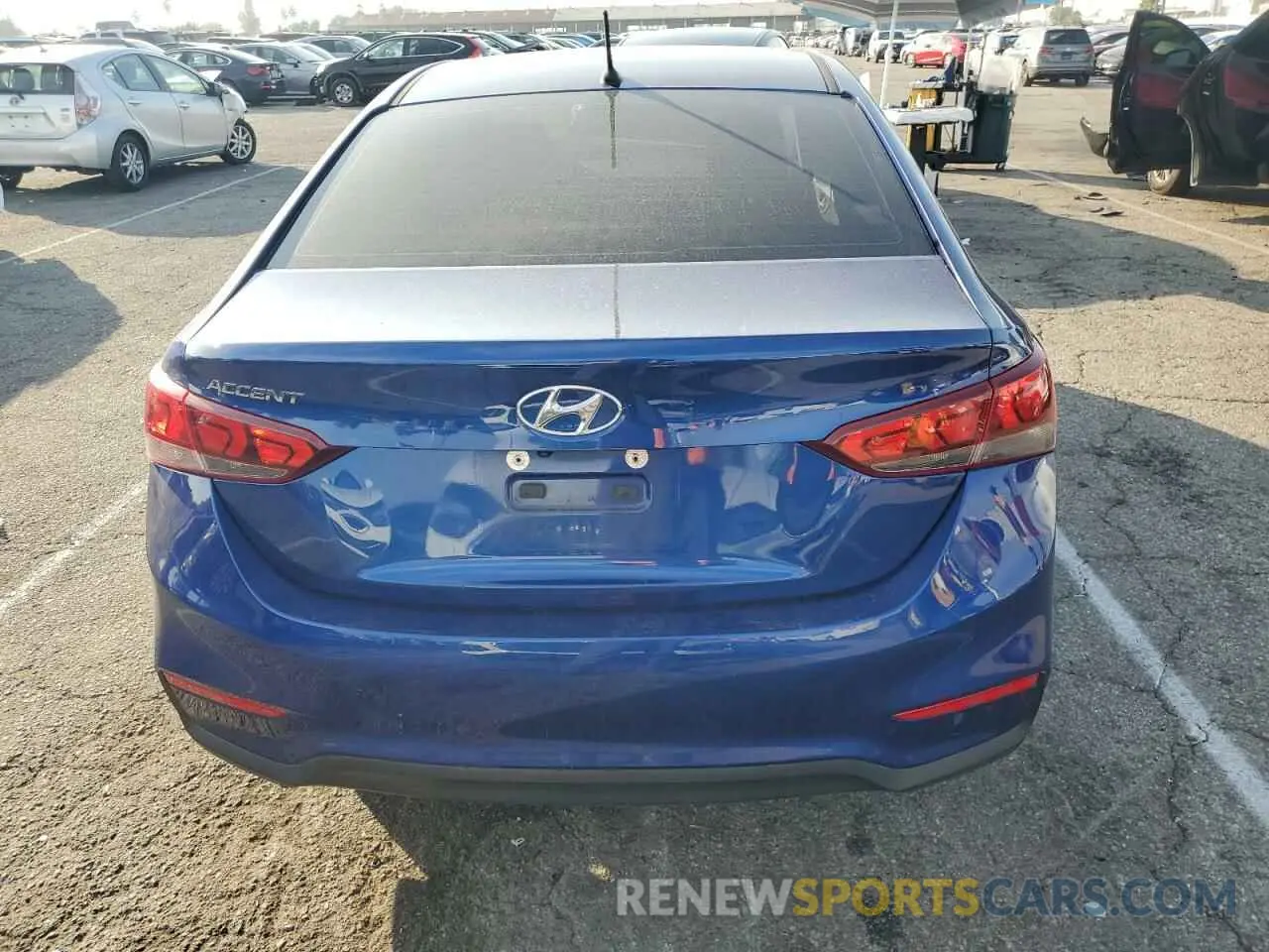 6 Photograph of a damaged car 3KPC24A34KE067833 HYUNDAI ACCENT 2019
