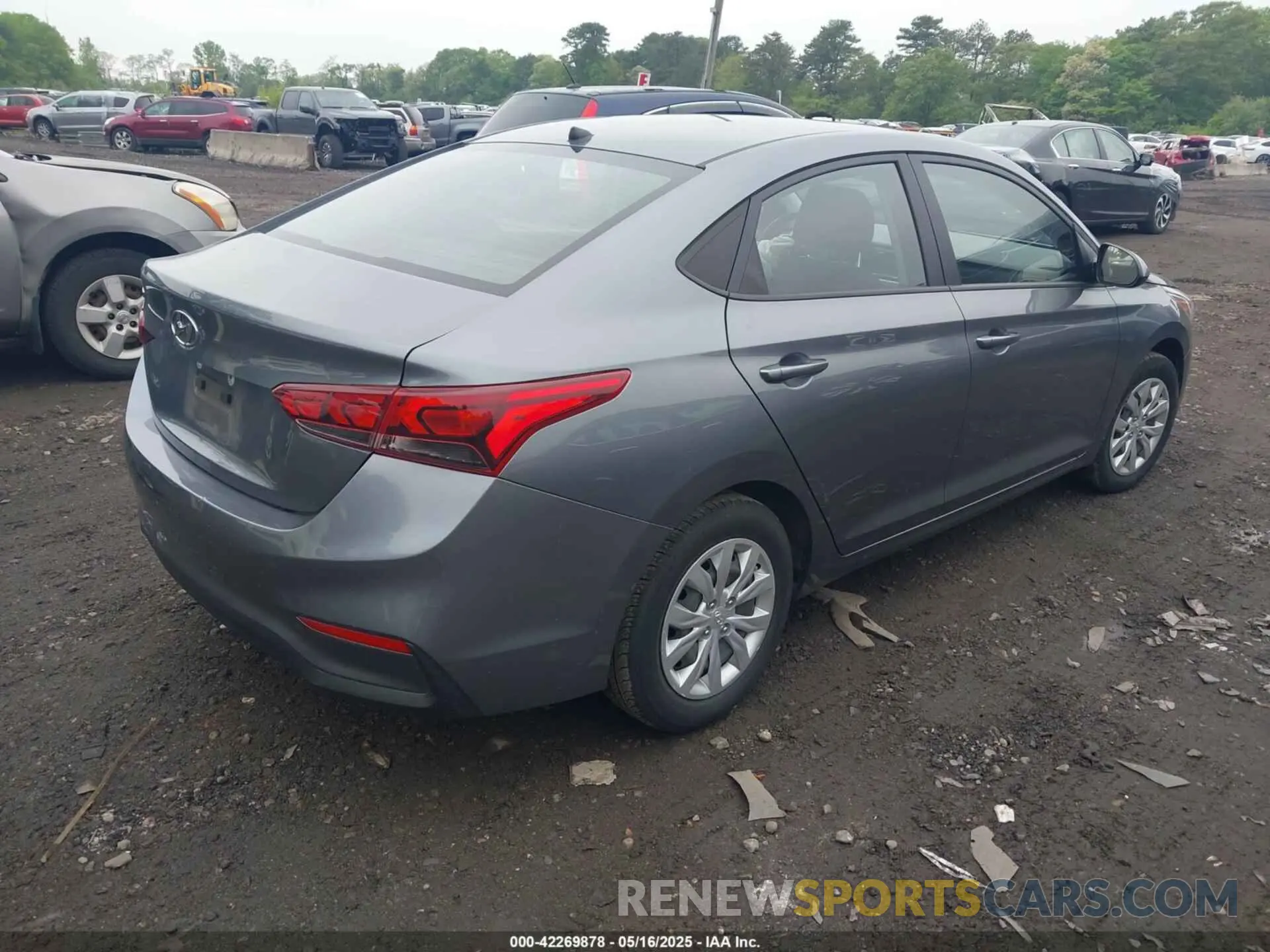 4 Фотография поврежденного автомобиля 3KPC24A34KE087001 HYUNDAI ACCENT 2019