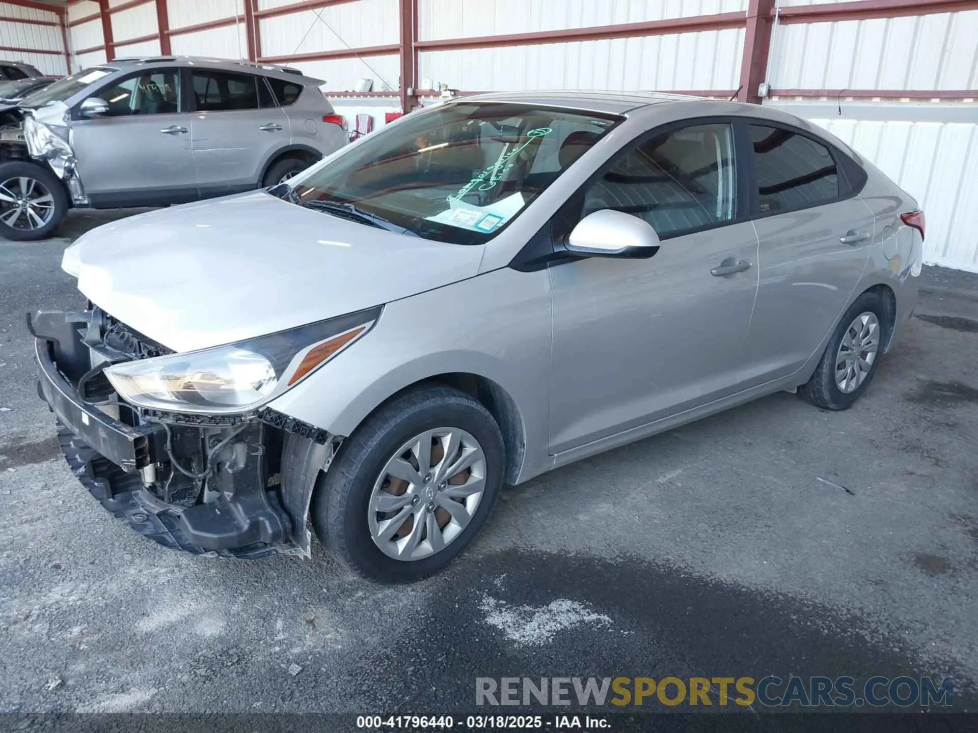 2 Фотография поврежденного автомобиля 3KPC24A34KE088438 HYUNDAI ACCENT 2019