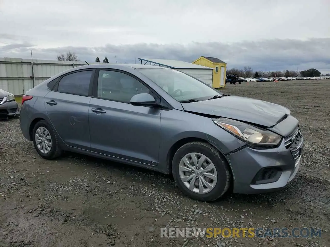 4 Фотография поврежденного автомобиля 3KPC24A35KE040978 HYUNDAI ACCENT 2019
