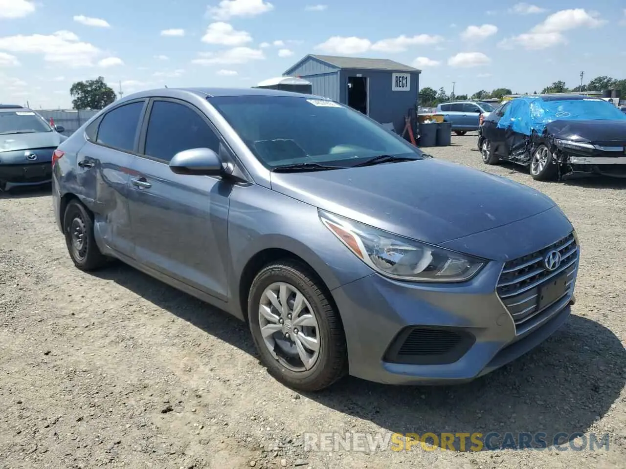 4 Фотография поврежденного автомобиля 3KPC24A35KE062334 HYUNDAI ACCENT 2019