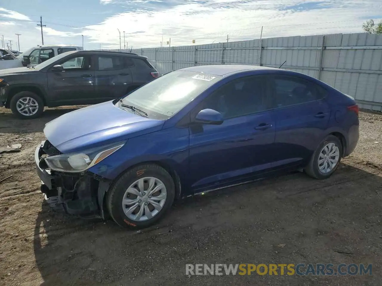 1 Photograph of a damaged car 3KPC24A35KE071826 HYUNDAI ACCENT 2019