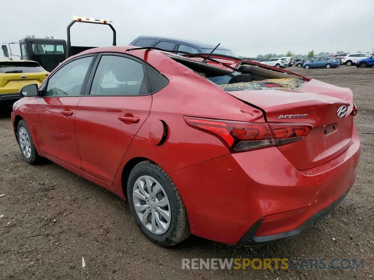 2 Фотография поврежденного автомобиля 3KPC24A35KE083992 HYUNDAI ACCENT 2019